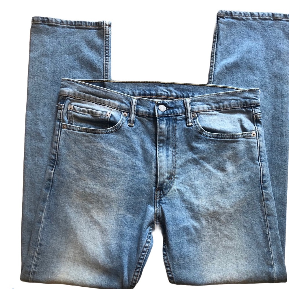 Levi Strauss 513 medium wash denim jeans 34-32